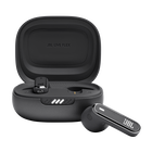 JBL Live Flex - Black - True wireless Noise Cancelling earbuds - Hero